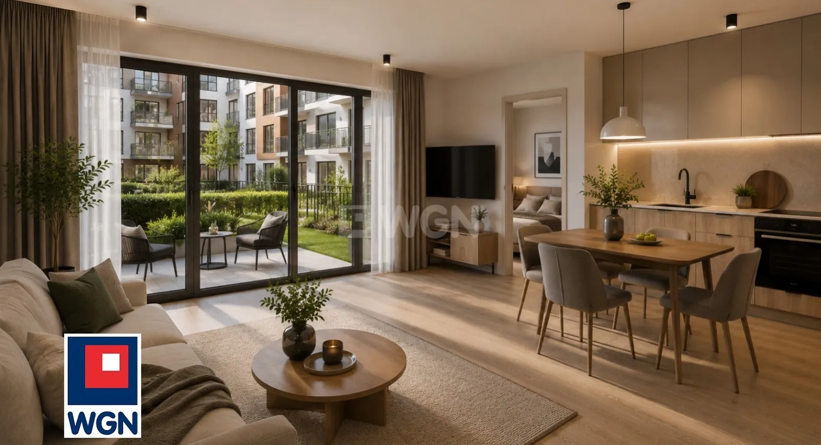 Mieszkanie na  sprzedaż Wrocław - Nowoczesny apartament z loggią - idealny do zamieszkania lub inwestycji.