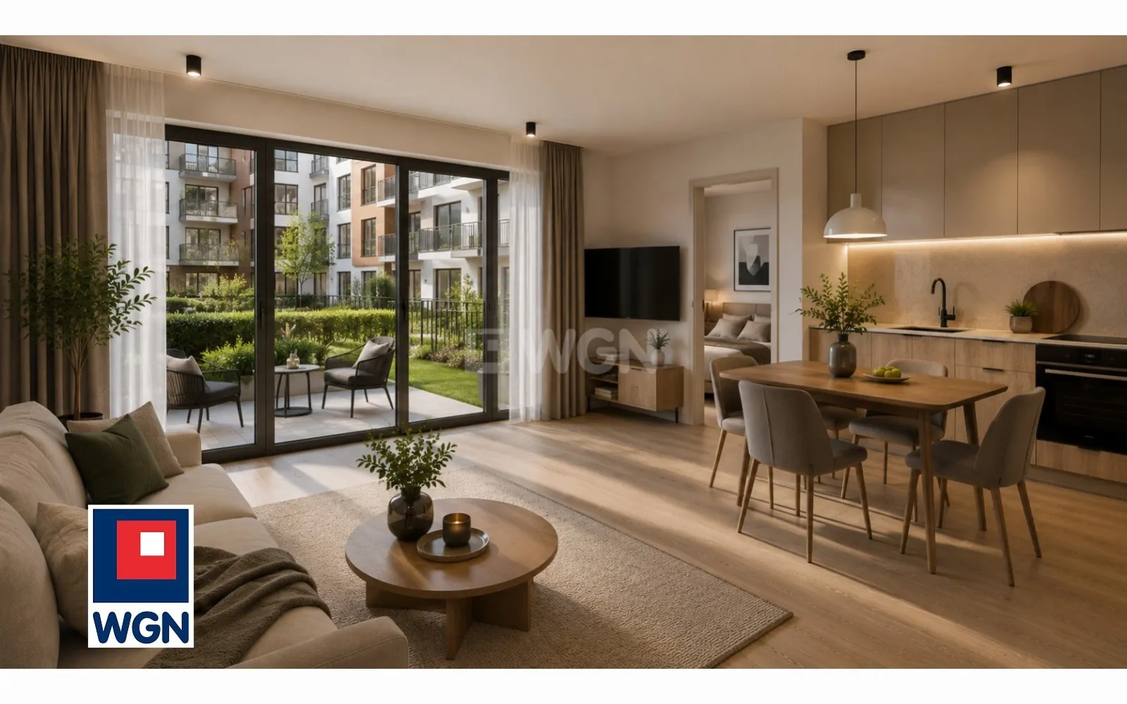Mieszkanie na  sprzedaż Wrocław - Nowoczesny apartament z loggią - idealny do zamieszkania lub inwestycji.