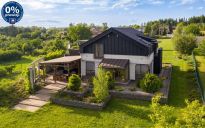 Elegancki dom z ogrodem