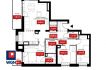 Mieszkanie na  sprzedaż Wrocław - Nowoczesny apartament 4-pokojowy 86,41 m2 z dwoma balkonami i wyjątkowym widokiem na Odrę oraz tereny zielone ? nowa inwestycja we Wrocławiu.