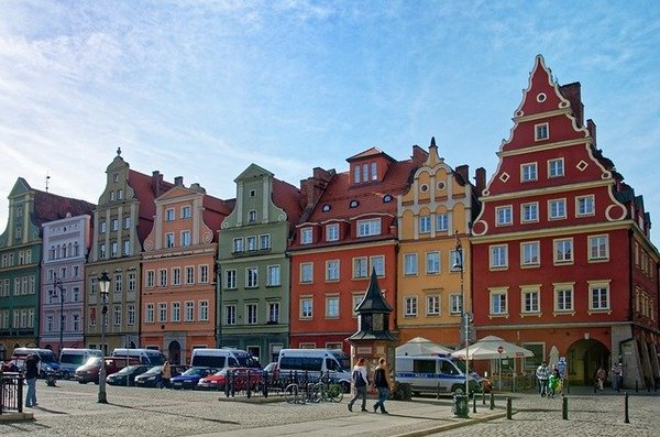 Kamienice na Rynku we Wrocławiu